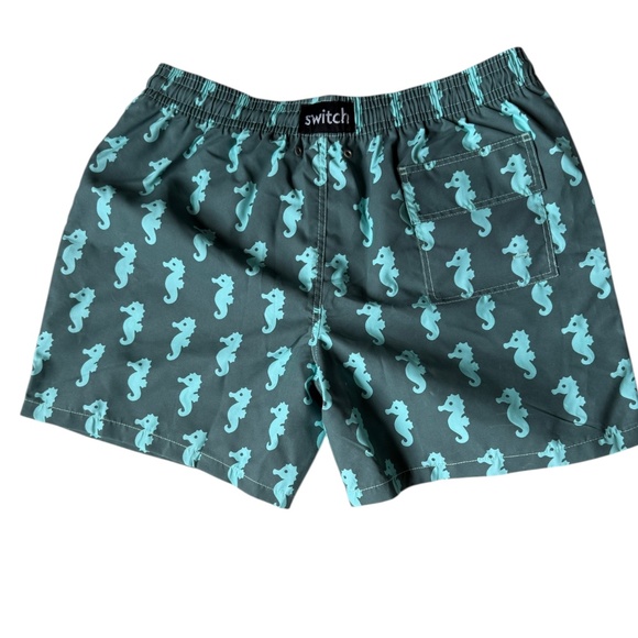 NWT Capelle Miami Switch Color Changing‎ Sea Horse Swim Trunks Sz 2XL - Picture 3 of 9